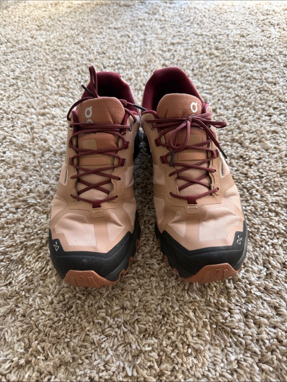 On cloud shoes